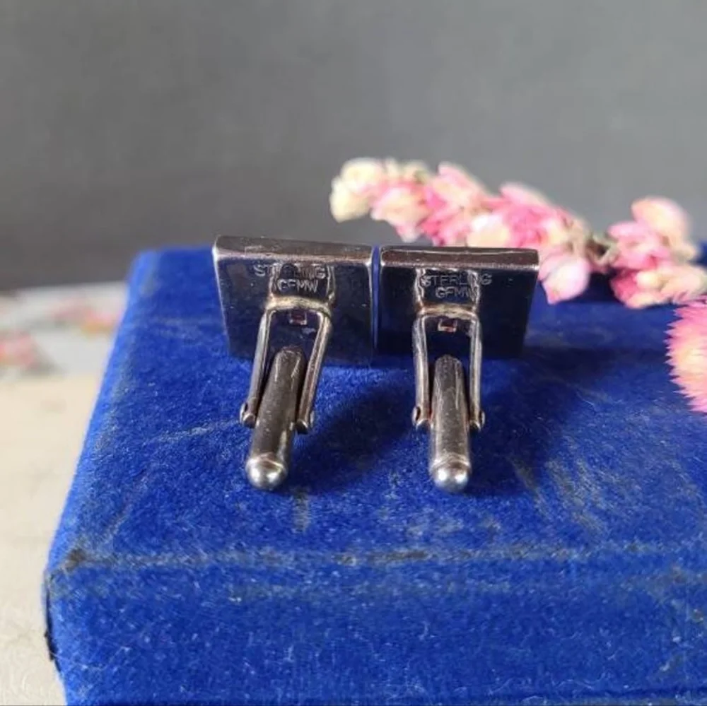 GFMW Geometric Sterling Cufflinks